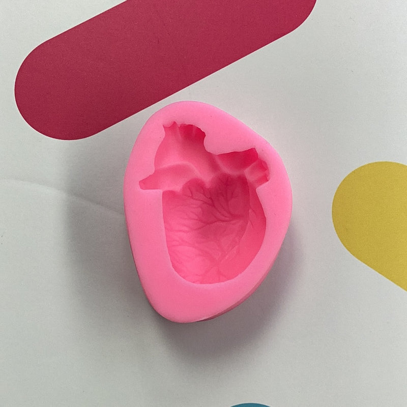 Silicone Mold Human Heart 1pc *