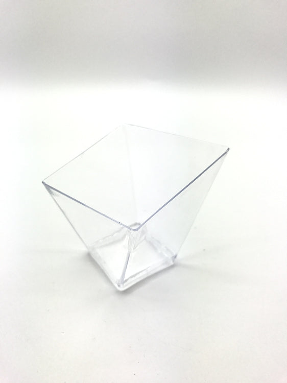 Dessert Shot Glass 2oz - Twisted Cube 12CT