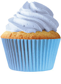 MINI Baby Blue Cupcake Liners 100 Count*