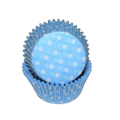 MINI Light  Blue Polka Dot Cupcake Liners 100 Count*