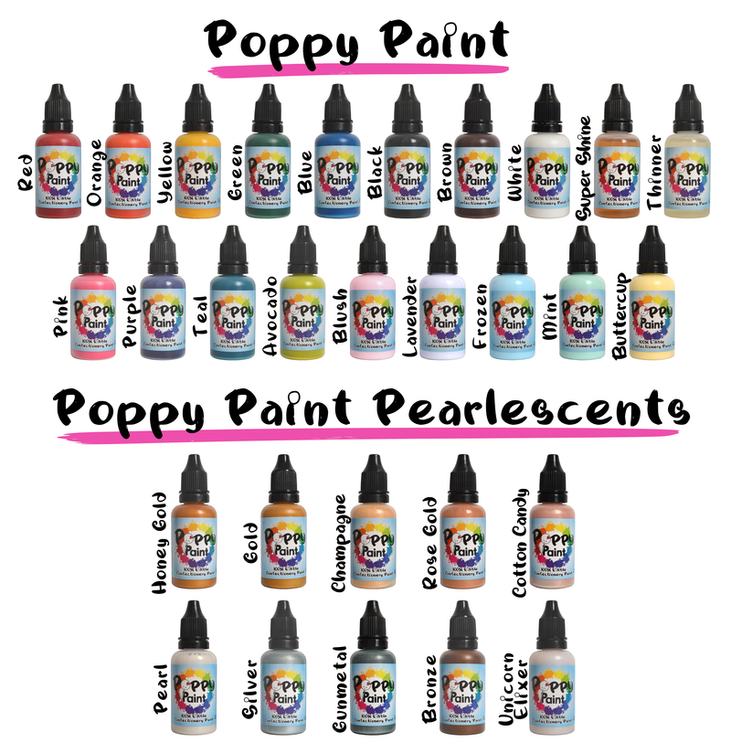 Poppy Paint Pearls Set