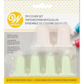 Wilton Silicone Cake Decorating Frosting Tip Cover Set, 6-Piece*