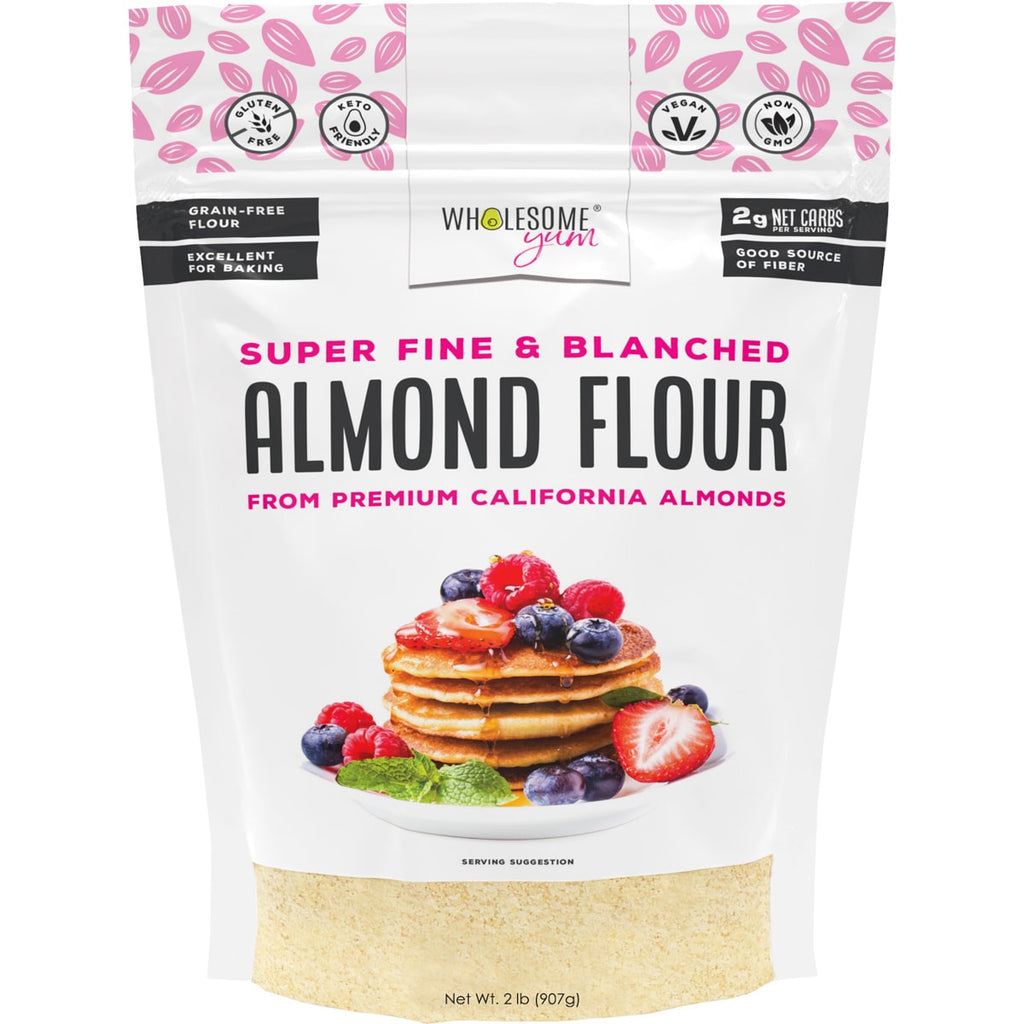 Wholesome Yum Super Fine Blanched Almond Flour 1lb